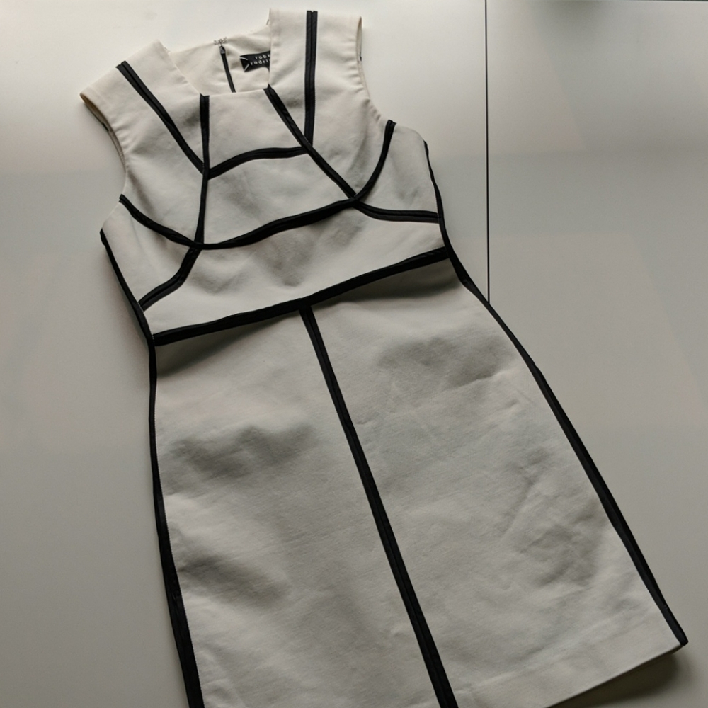 Robert Rodriguez Seamed Mini Dress